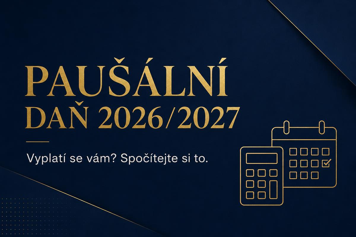 Ilustrační obrázek k článku Paušální daň 2026 a 2027: Kdy se vyplatí a kdy z ní vystoupit?